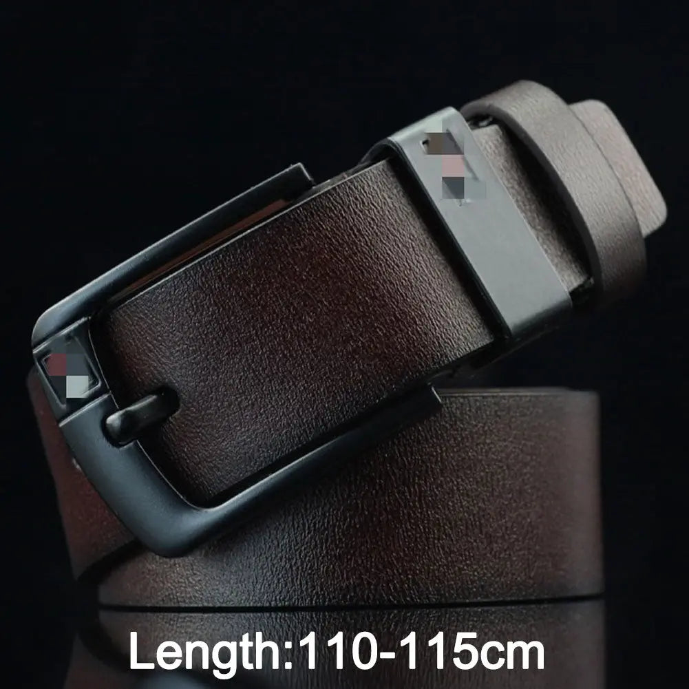 PU Leather For Men High-Quality Fashion Black Pin Buckle Kaia's Barn